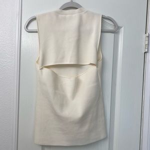Helmut Lang Knit open back top